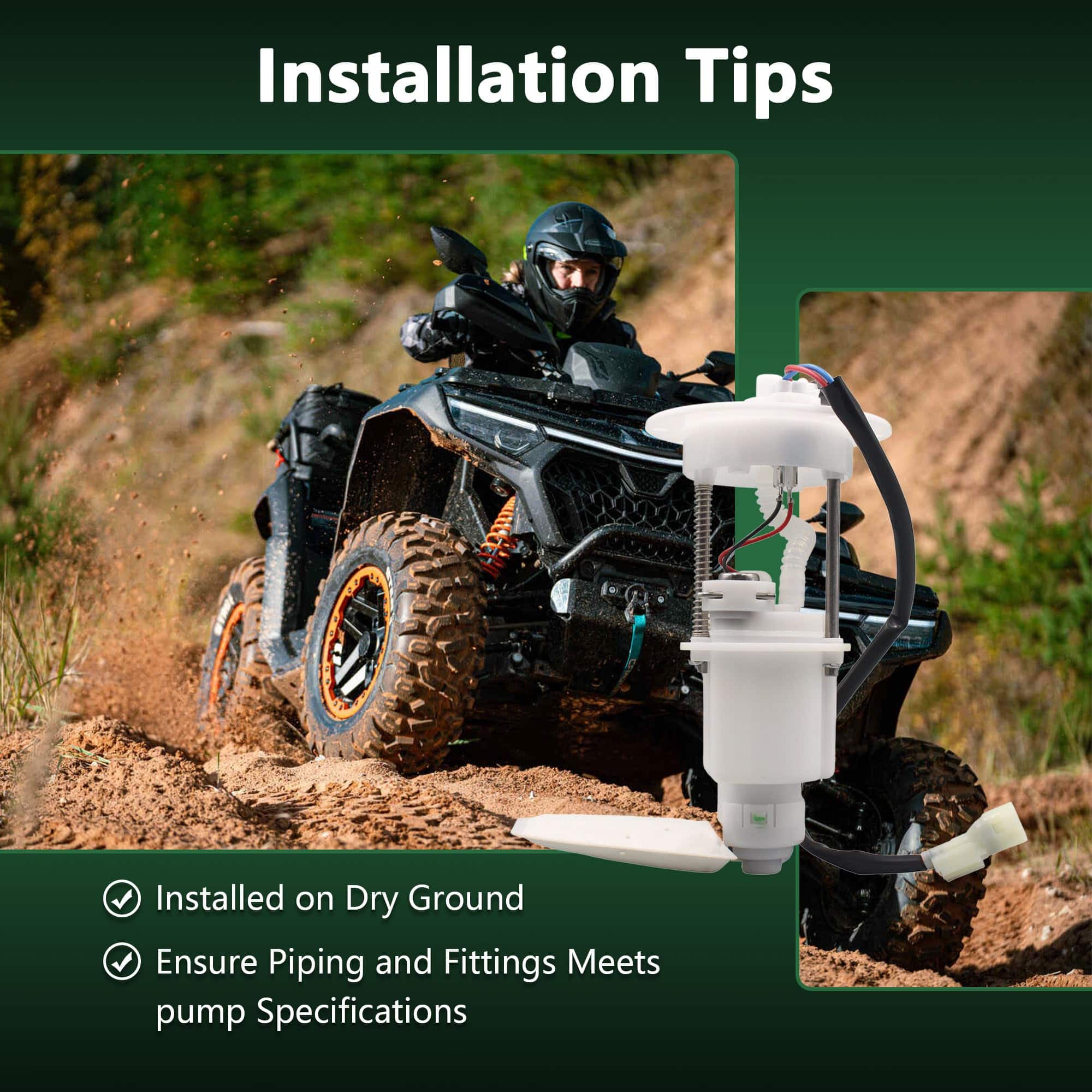 Yezoauto Bomba de Combustible para CFMoto CF 400 500 800 HO - Imagen 6