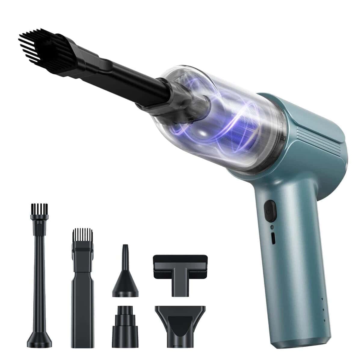 Aspiradora de Mano para Automóvil Inalámbrica -Azul