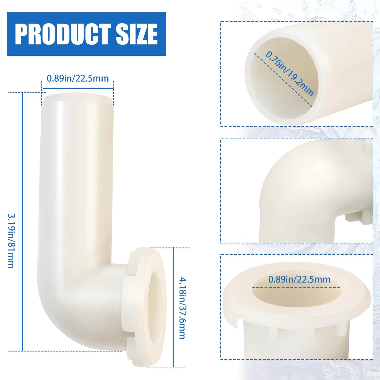 Kit de Codo de Rompimiento de Sifón y Abrazadera 208847 - Imagen 8