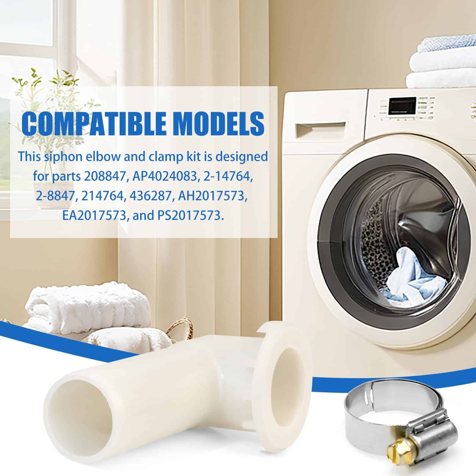 Kit de Codo de Rompimiento de Sifón y Abrazadera 208847 - Imagen 6