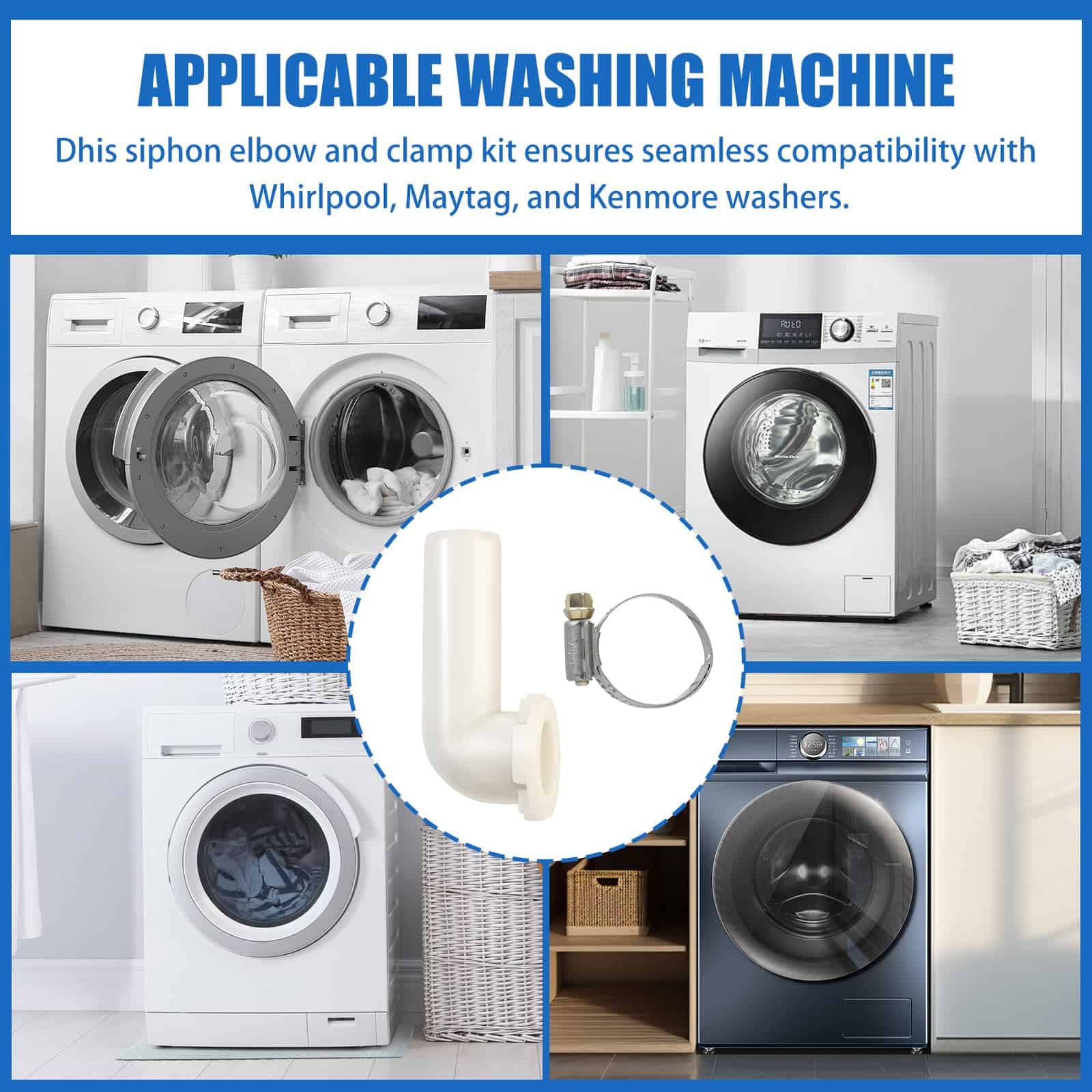 Kit de Codo de Rompimiento de Sifón y Abrazadera 208847 - Imagen 5