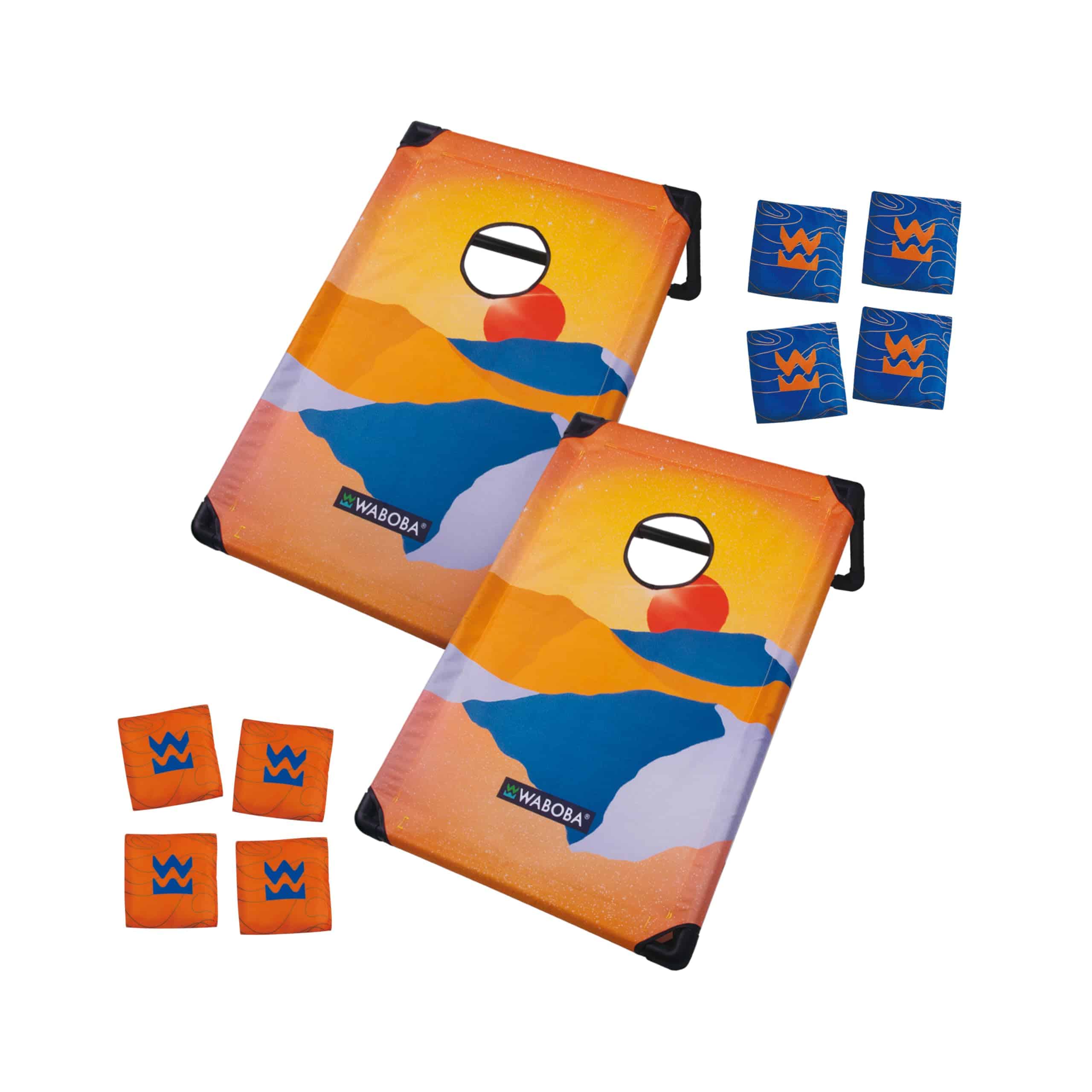 Conjunto Portátil de Cornhole Waboba, Incluye 8 Bolsas de
