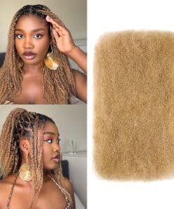 Cabello Humano Afro Kinkys Bulk-100% Cabello Humano para