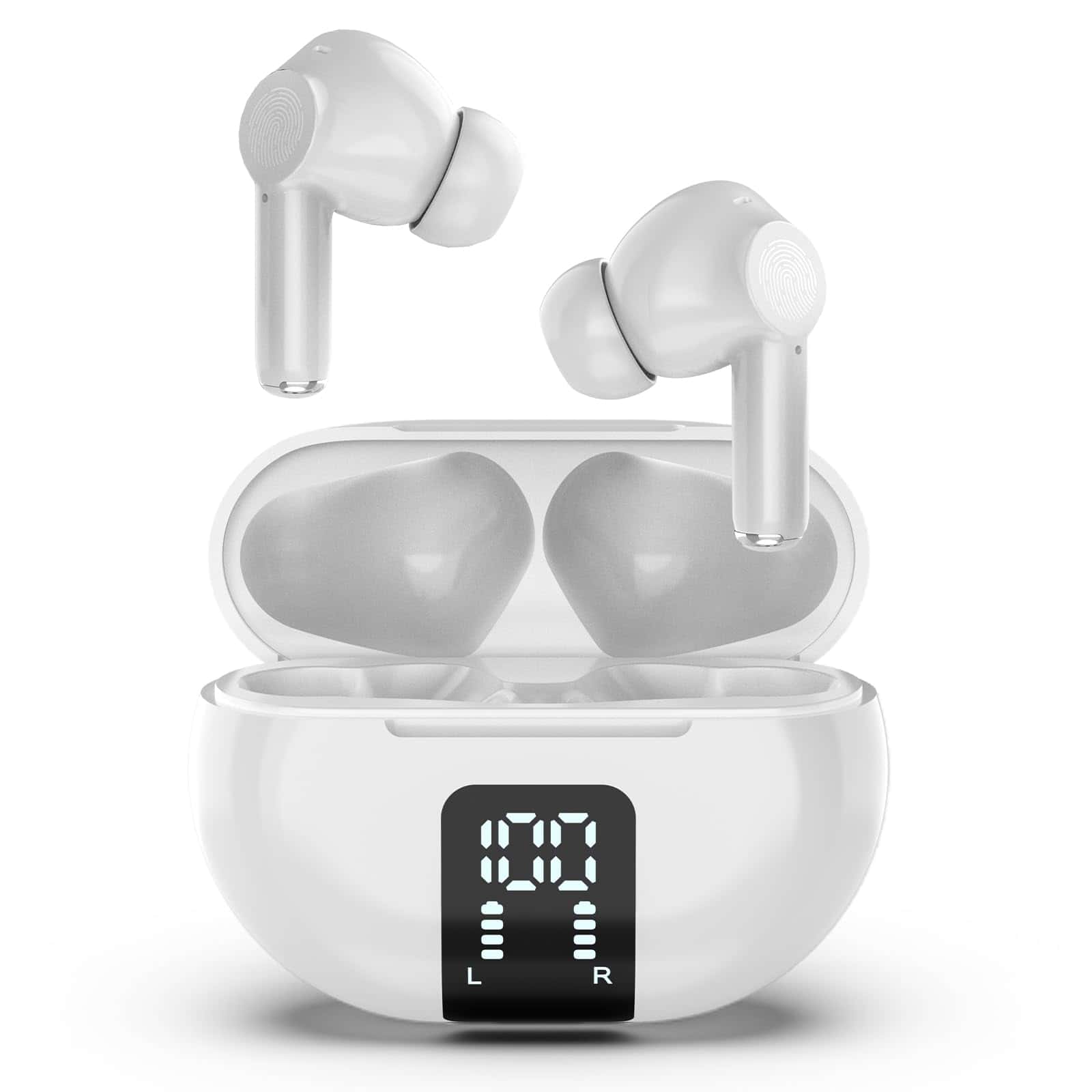 Auriculares traductores de idiomas AI en -Blanco