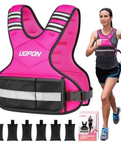 Chaleco Ponderado Ajustable para Mujeres, 6-12 -Rosado