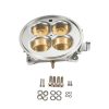 Cuerpo de acelerador Billet 2200 CFM 4500 4 Barril (Plata)