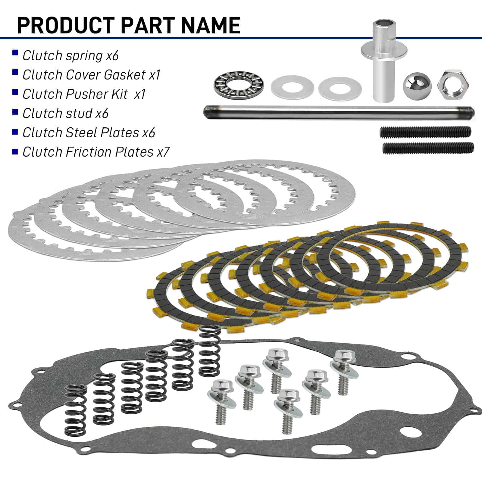 Kit de Canasta de Embrague CNC de Billet y Kit Empujador de - Imagen 4