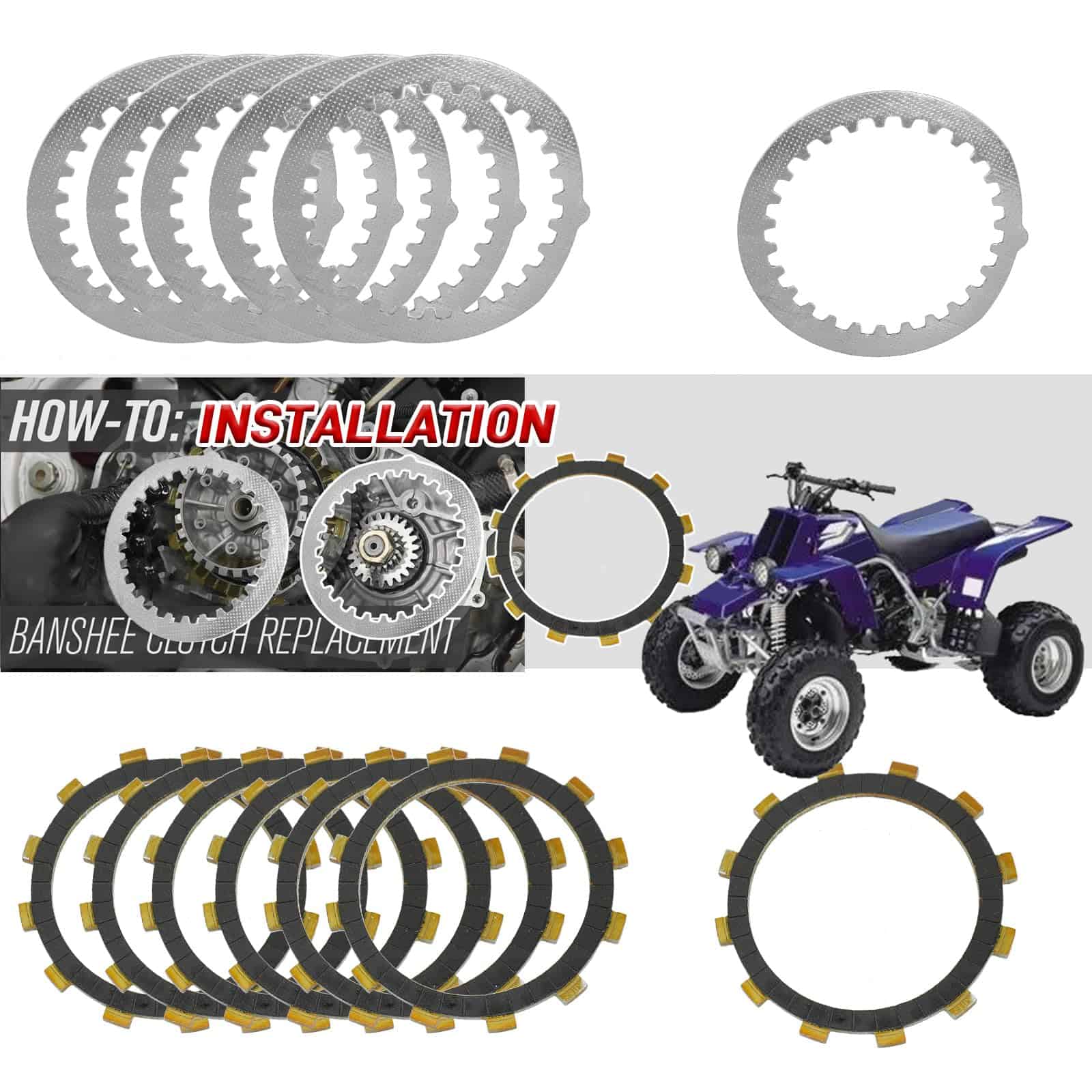 Kit de Canasta de Embrague CNC de Billet y Kit Empujador de - Imagen 6