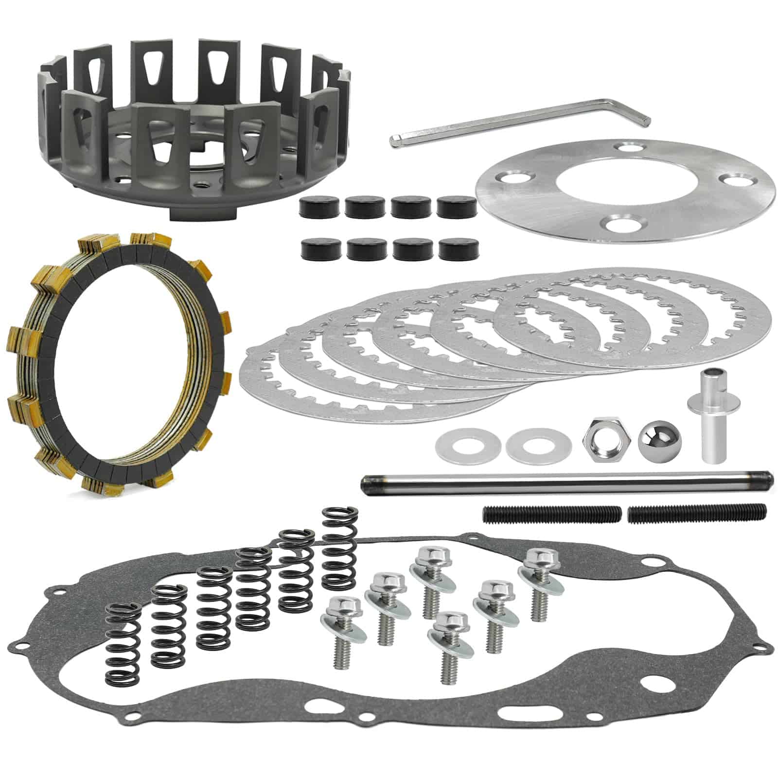 Kit de Canasta de Embrague CNC de Billet y Kit Empujador de - Imagen 7
