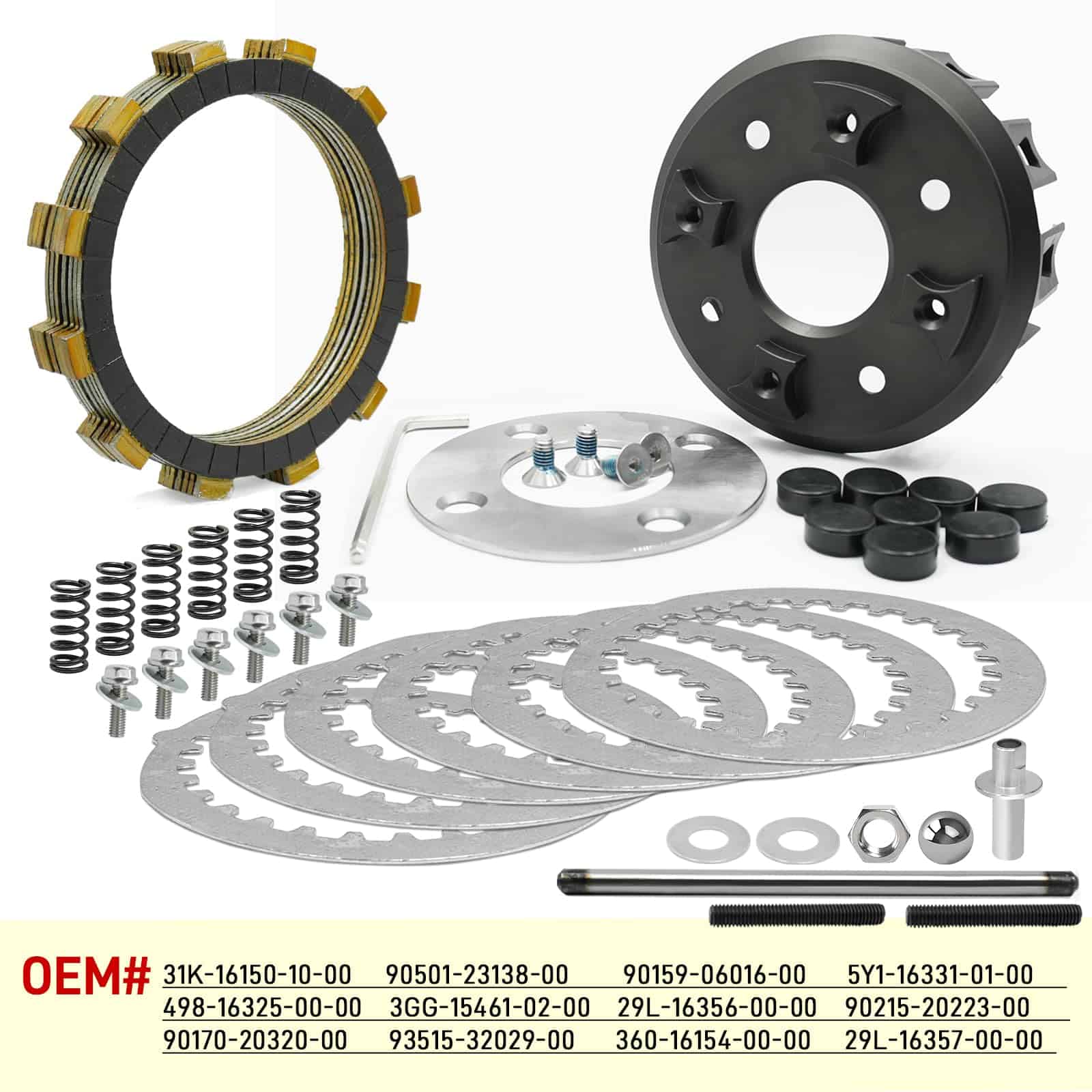 Kit de Canasta de Embrague CNC de Billet y Kit Empujador de - Imagen 3
