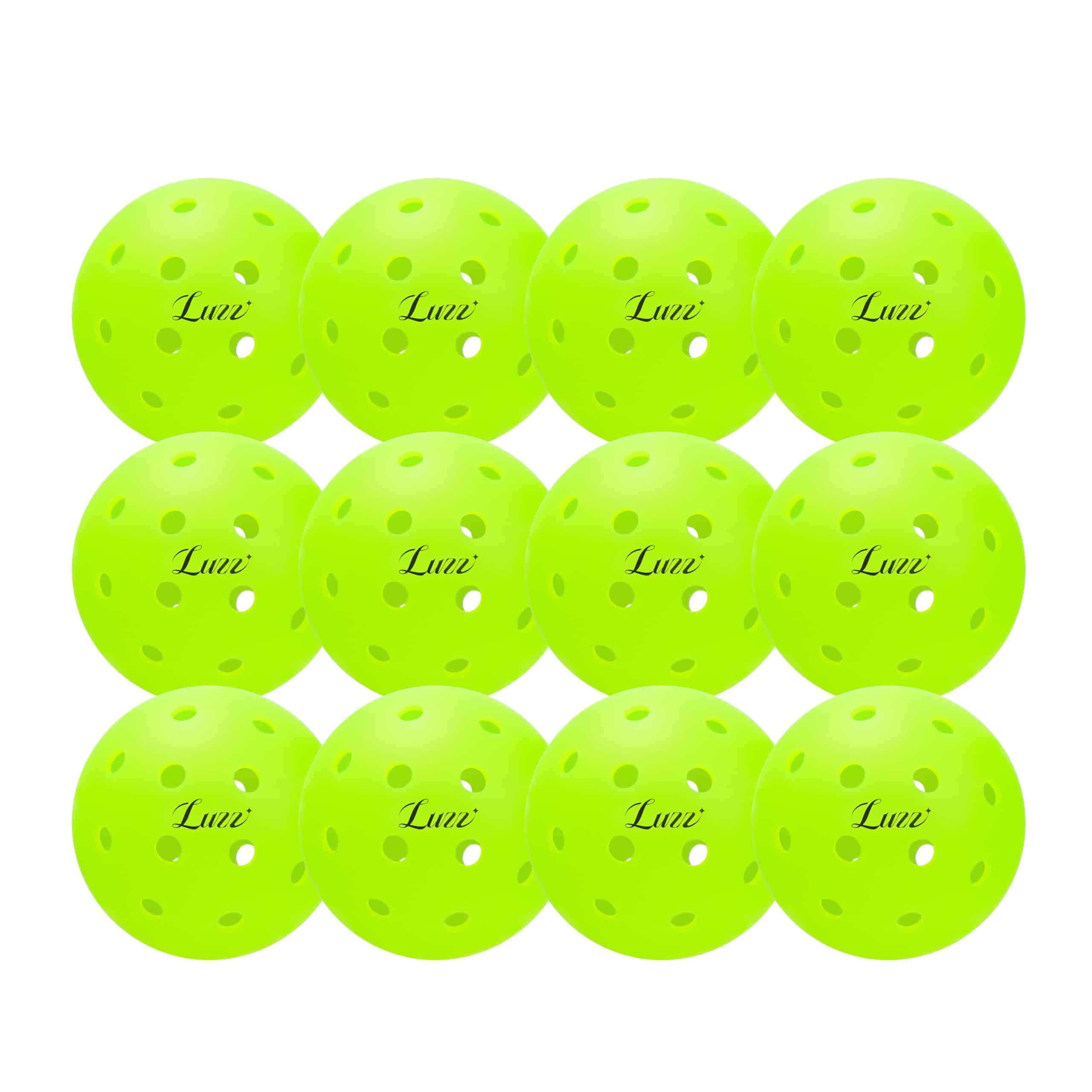 Pelotas de Pickleballs LUZZ con 40 Agujeros Tecnología de