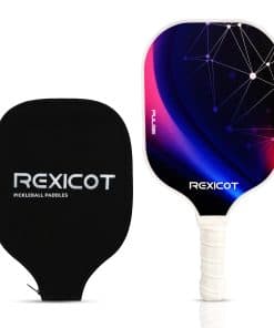 Paletas de Pickleball - Raqueta de Fibra de -Azul Radiante -
