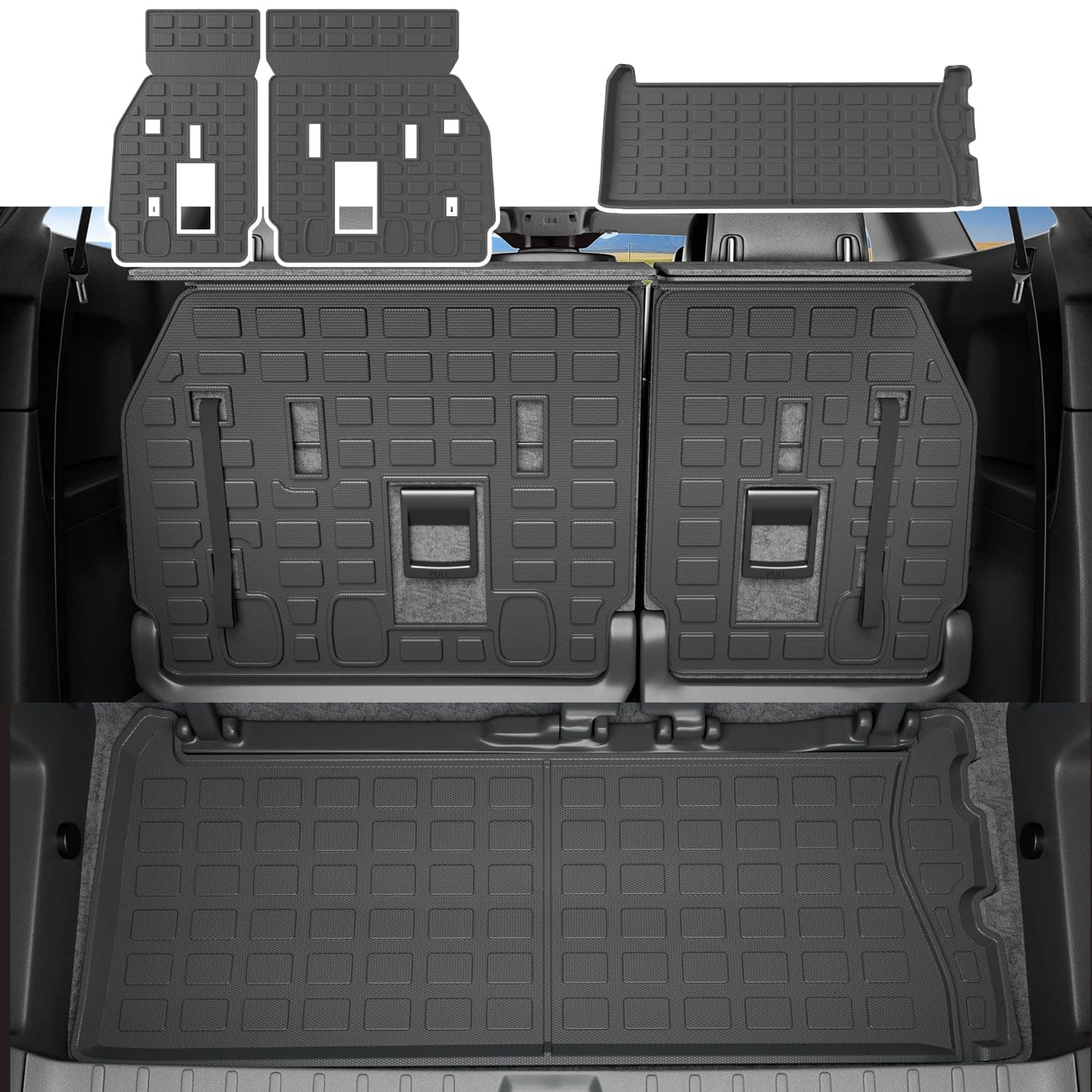 Tapete de carga de 7 y 8 asientos xipoqix -respaldo)