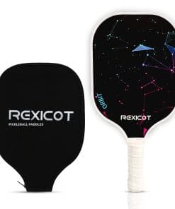 Paletas de Pickleball - Raqueta de Fibra de -Stellar Black -