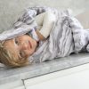 Manta de Peluche Ondulada Cuddle Cookie Baby, 27 x 33