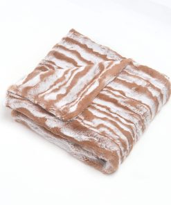 Manta de bebé Cuddle Cookie Wavey de piel sintética, 27 x