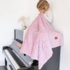 Manta de piel sintética sólida Cuddle Cookie -Rosa