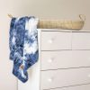 Manta de bebé de piel sintética Cuddle Cookie -Azul