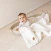 Manta de Piel Sintética sólida Cuddle Cookie -Marfil