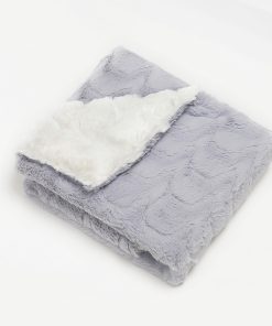 Manta de Peluche Zigzag Cuddle Cookie Baby, 27 x 33