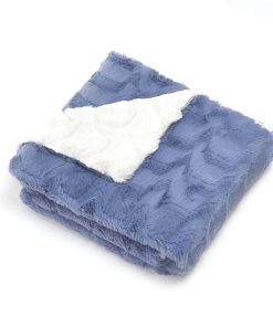 Manta de Felpa Zigzag para Bebé Cuddle Cookie, 27 x 33