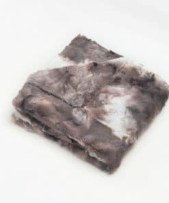 Manta de bebé de piel sintética Cuddle Cookie -Gris