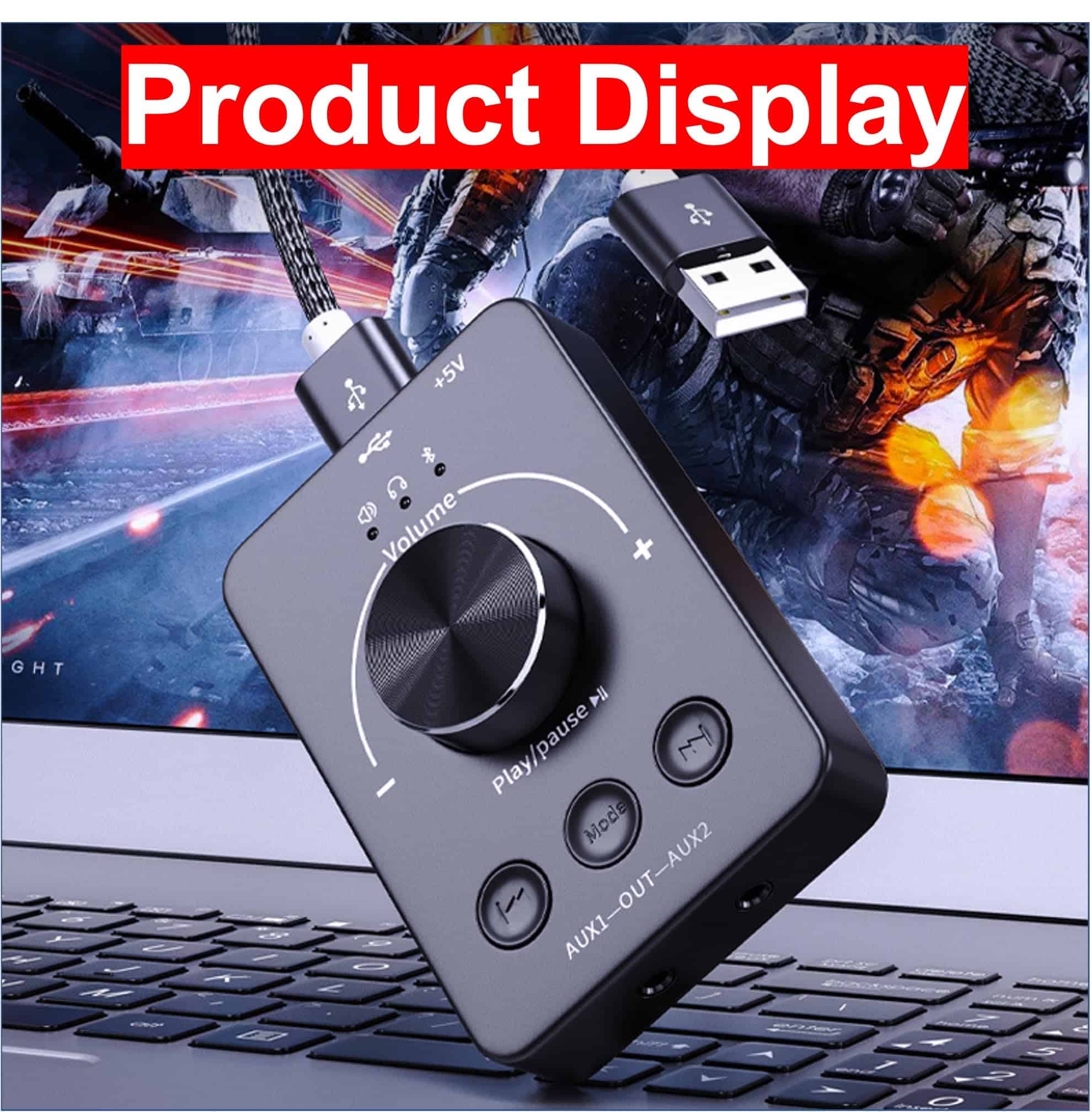 Controlador de Volumen para Computadora con Bluetooth, - Imagen 3