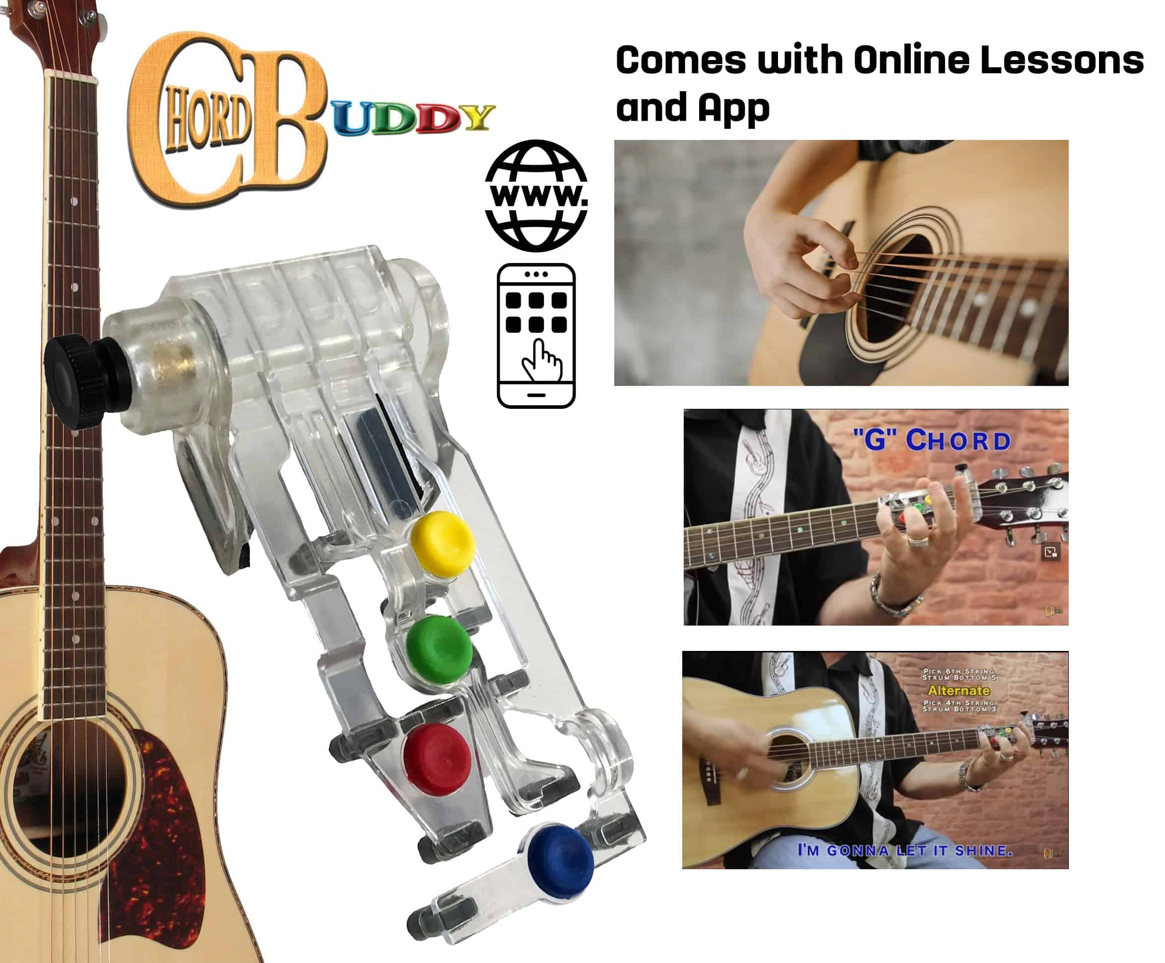 ChordBuddy Dispositivo de Aprendizaje de Guitarra Ayuda de - Imagen 3