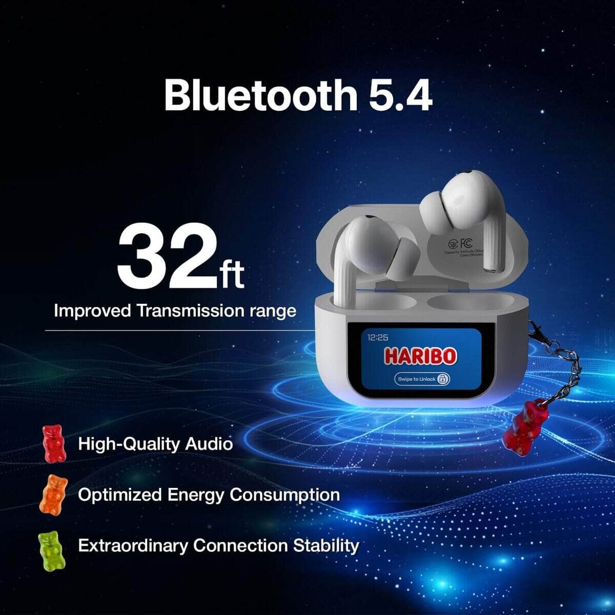 Audífonos inalámbricos con cancelación de -Blanco/Amarillo - Imagen 5
