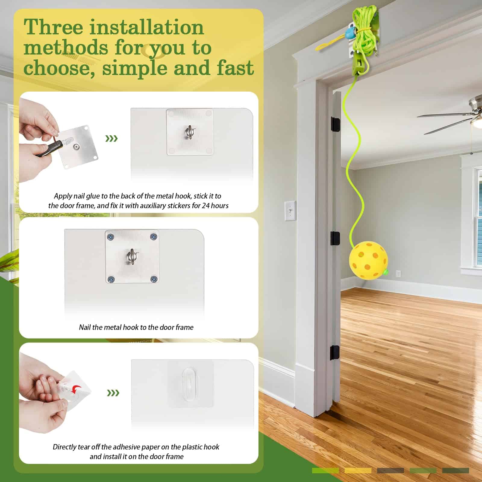 Entrenador de pickleball Whiidoom, Rebotador de pickleball - Imagen 4