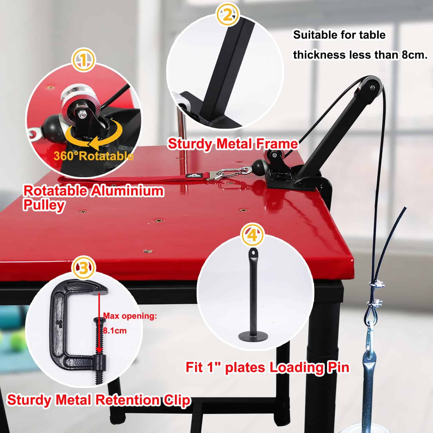 Sistema de polea para entrenamiento de brazo WRIST FIGHT - - Imagen 4