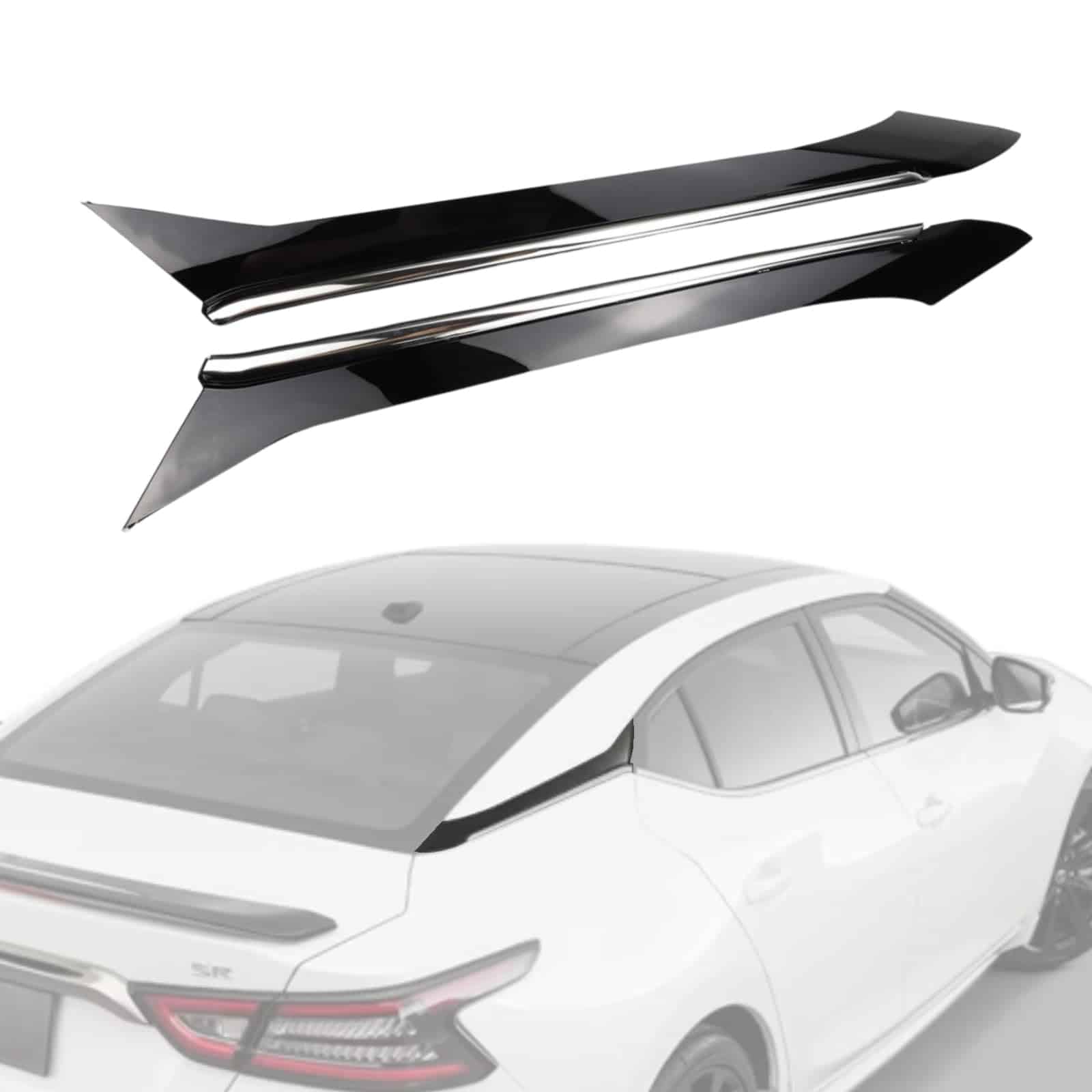 2 PCS Moldura de Moldura C del Parabrisas Ajuste para