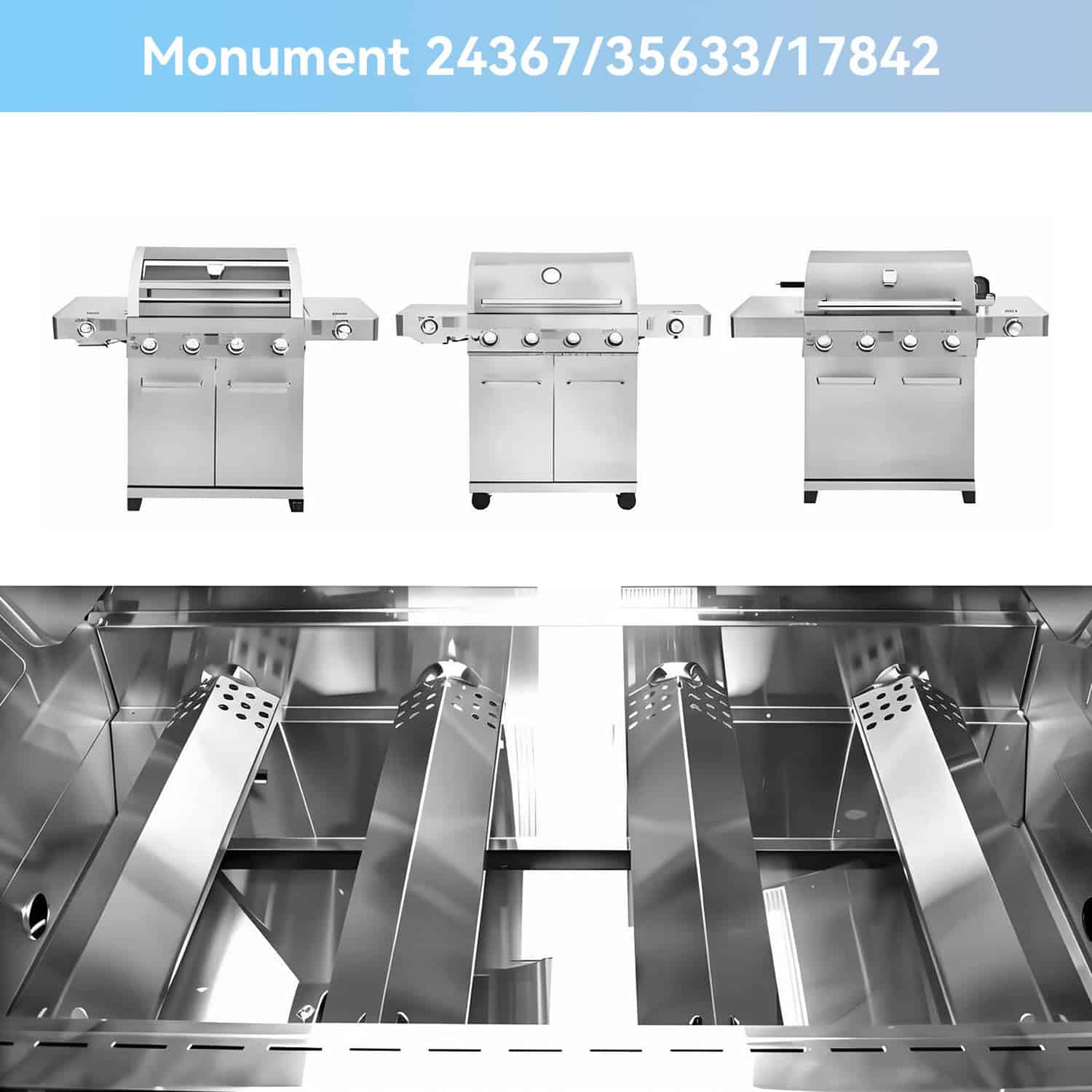 Piezas de repuesto para parrillas para Monument 4-Burner - Imagen 3