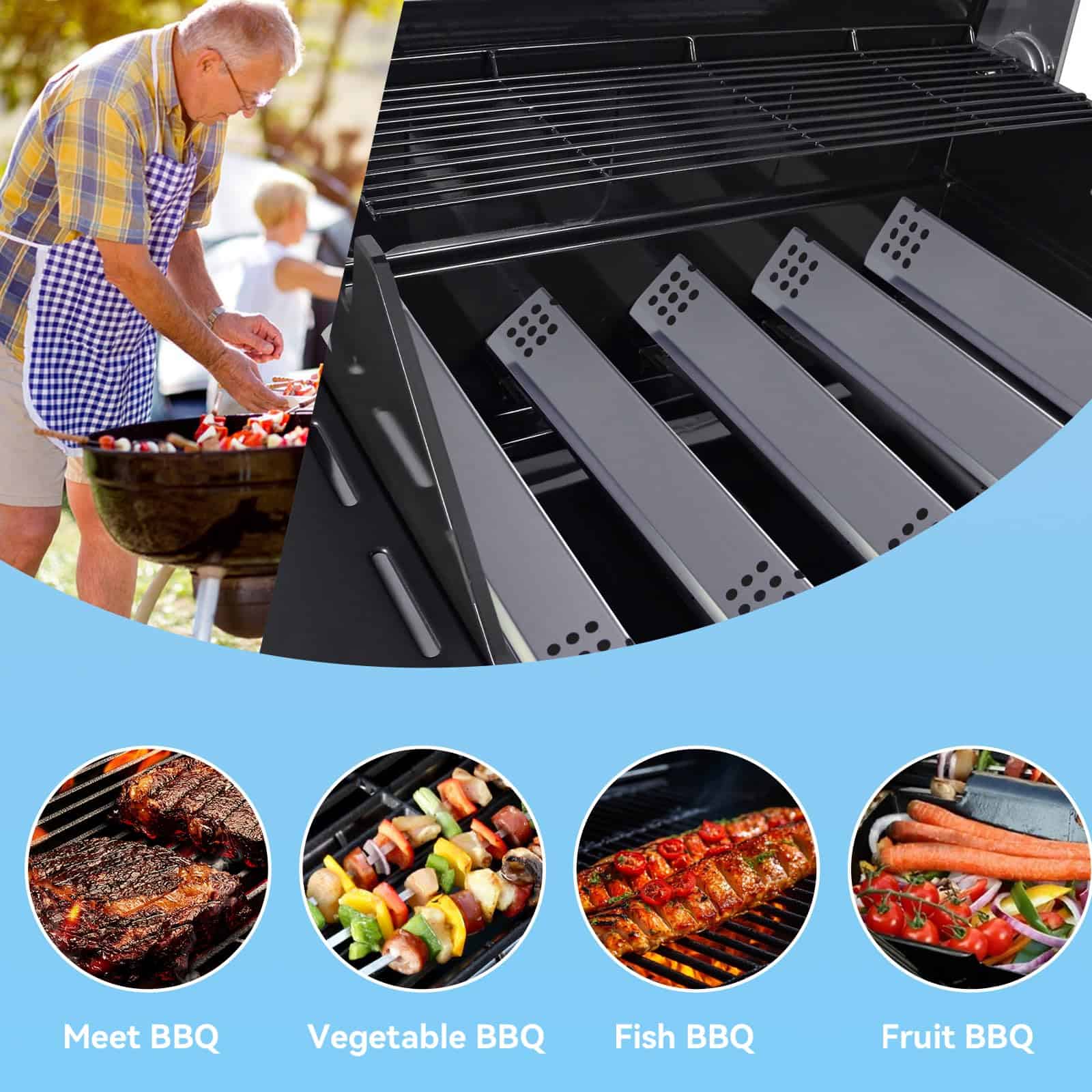 Piezas de repuesto para parrillas para Monument 4-Burner - Imagen 7