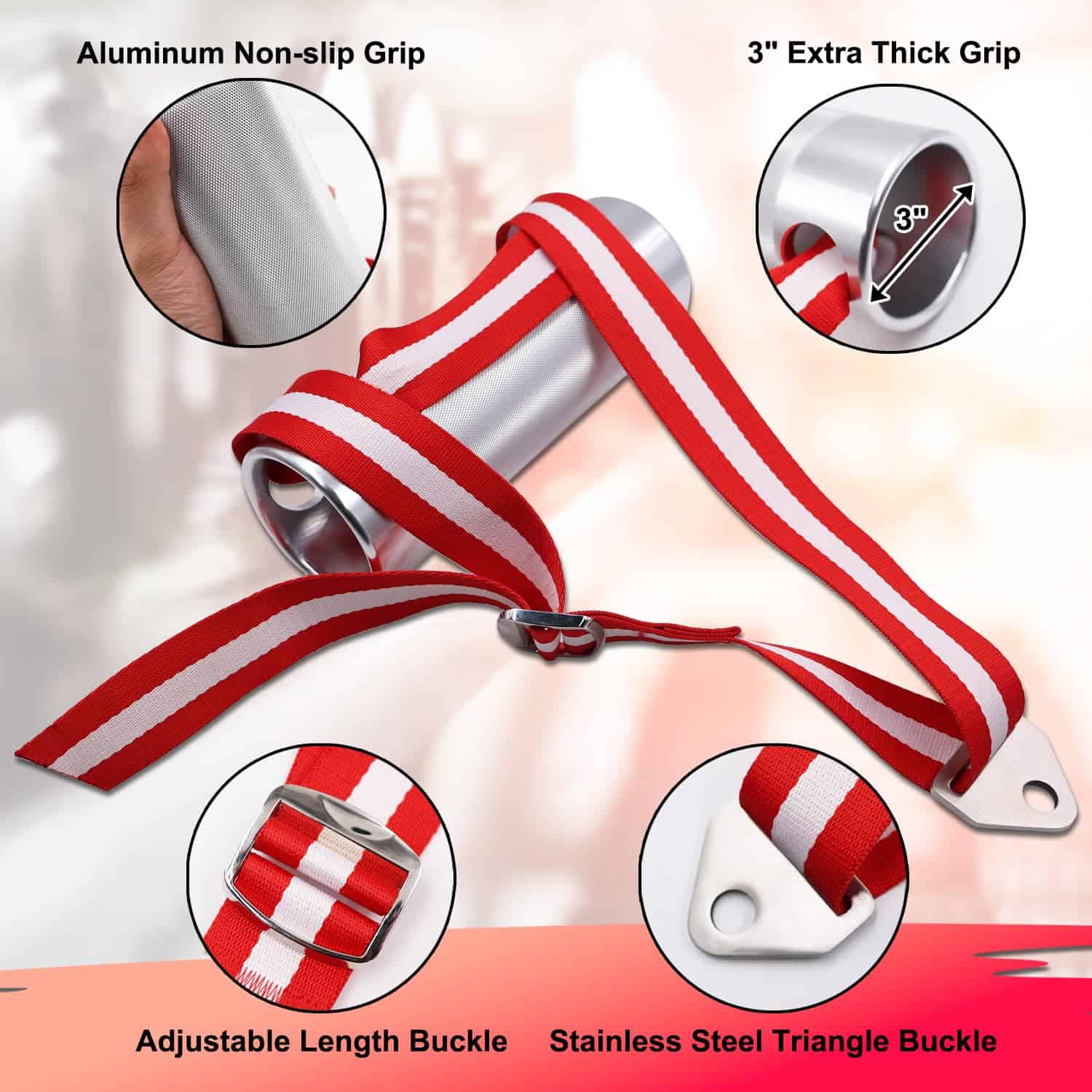 Brazo Ajustable para Lucha con Agarre Knurled de 3'' de - Imagen 6