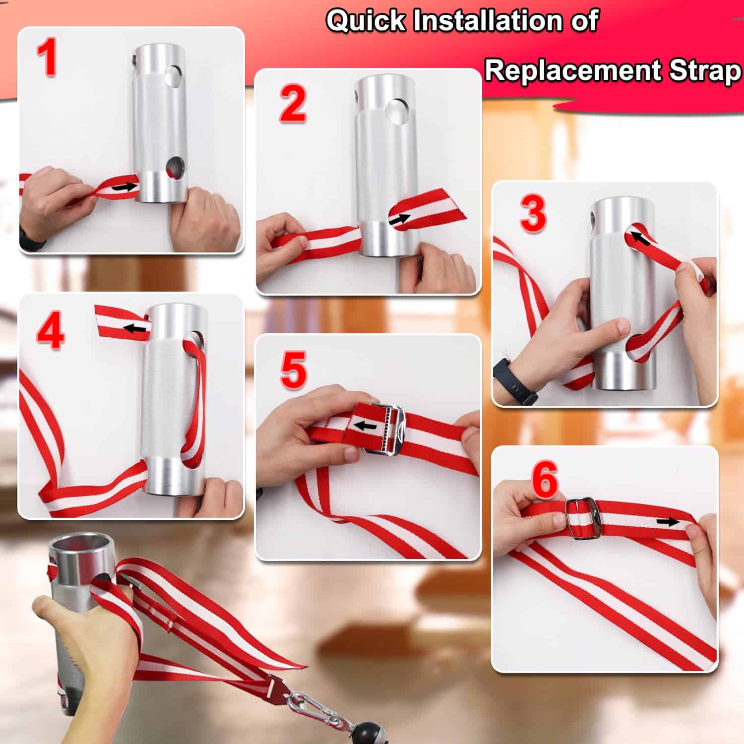 Brazo Ajustable para Lucha con Agarre Knurled de 3'' de - Imagen 5