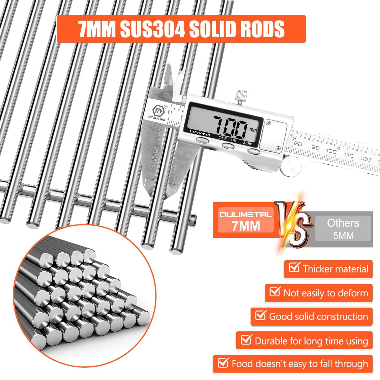 Juego de 22.5" Barras Aromatizantes y 17.5" Rejillas para - Imagen 4