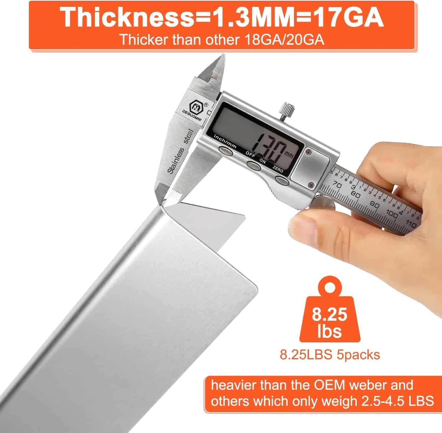 Juego de 22.5" Barras Aromatizantes y 17.5" Rejillas para - Imagen 5