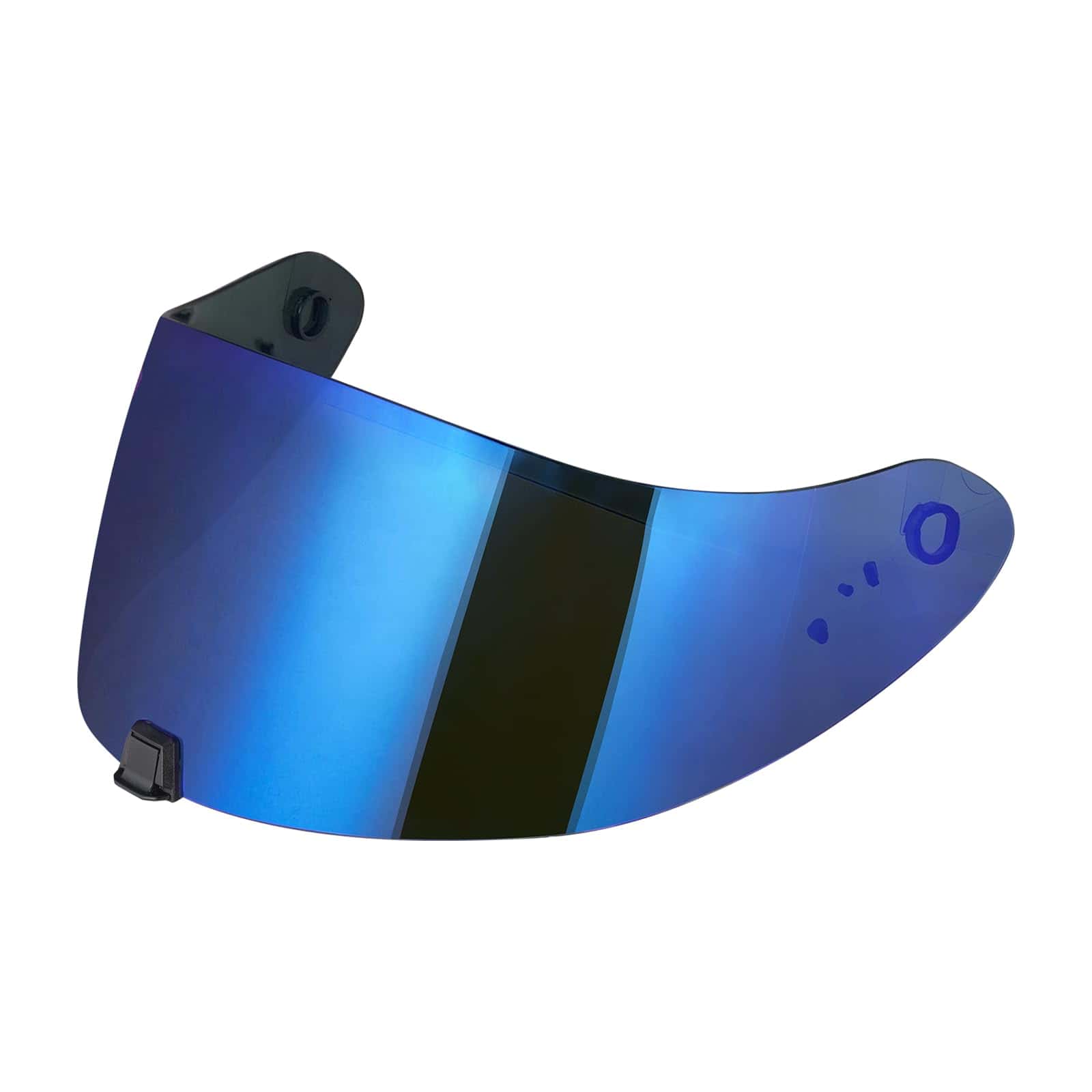 Visera de Repuesto para Casco JQF Gear R420, -Cromo Azul