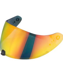 Visera de Repuesto para Casco JQF Gear R420, -Rojo Cromado