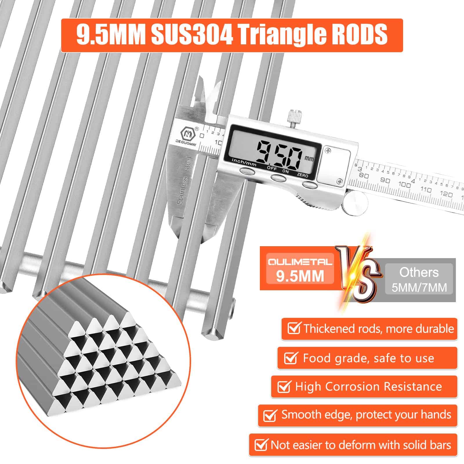 Parrillas de 9.5MM para Weber Spirit 300 y GS4 Spirit II - Imagen 6