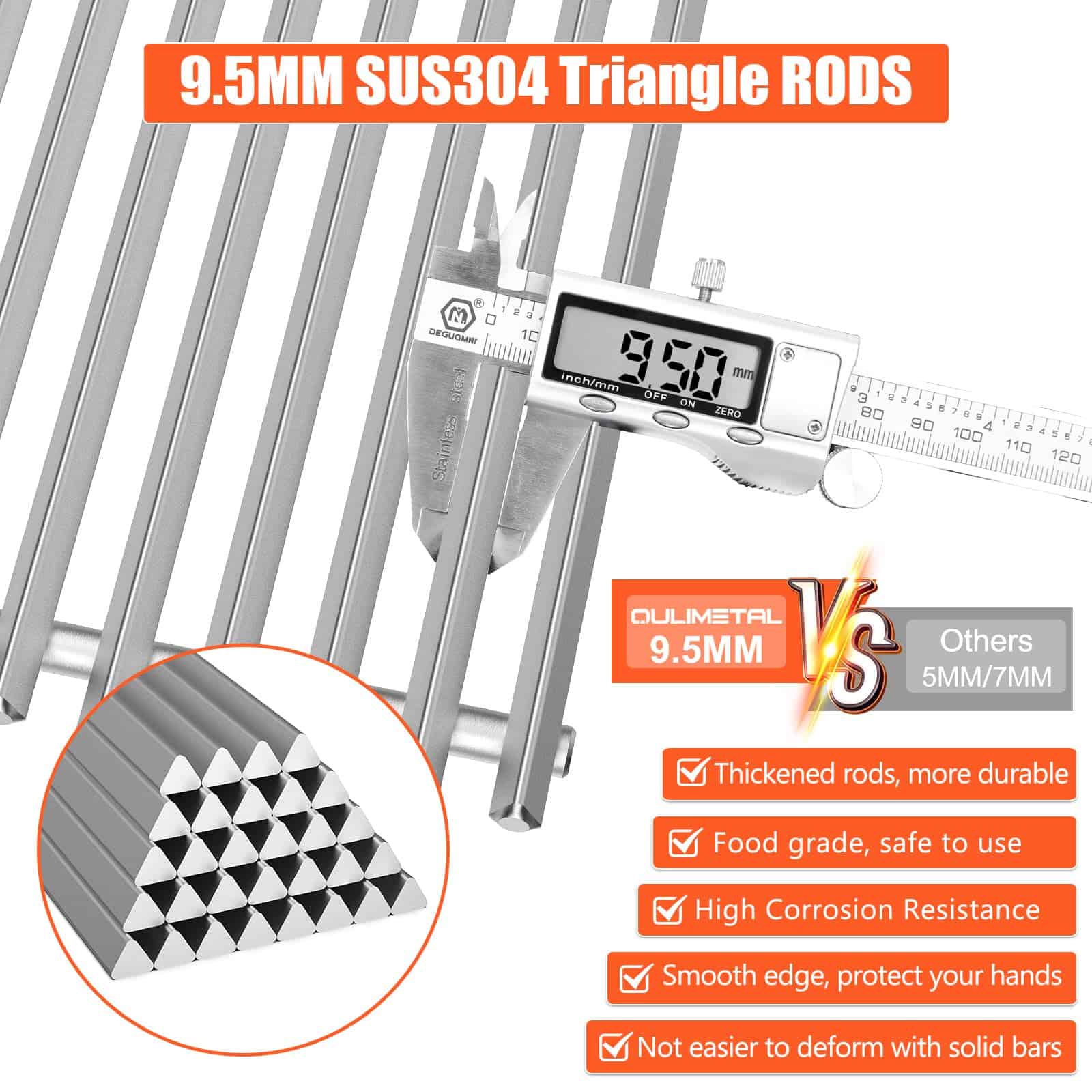 Parrillas para parrilla de 18.75" 9.5MM para Weber Genesis - Imagen 5