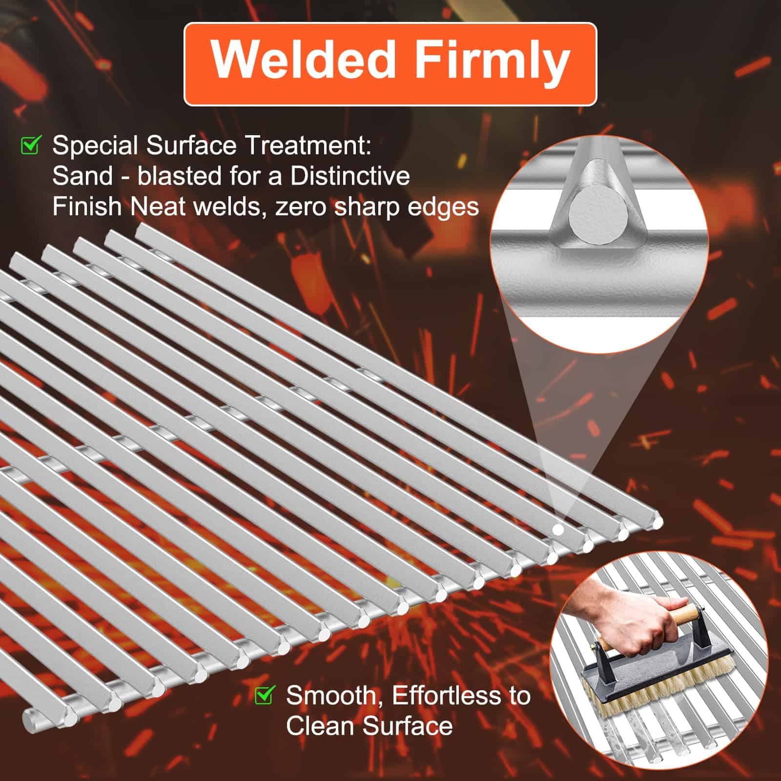 Parrillas para parrilla de 18.75" 9.5MM para Weber Genesis - Imagen 7