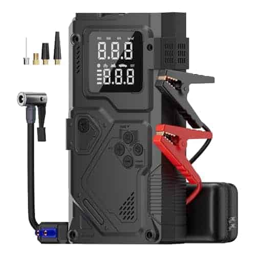 Arrancador de Batería de Coche con Compresor de Aire -