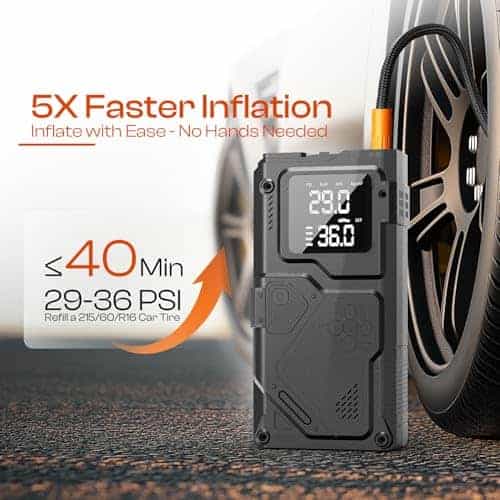 Arrancador de Batería de Coche con Compresor de Aire - - Imagen 4