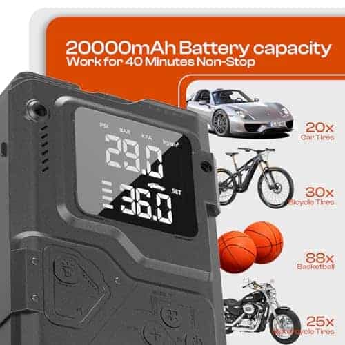 Arrancador de Batería de Coche con Compresor de Aire - - Imagen 6