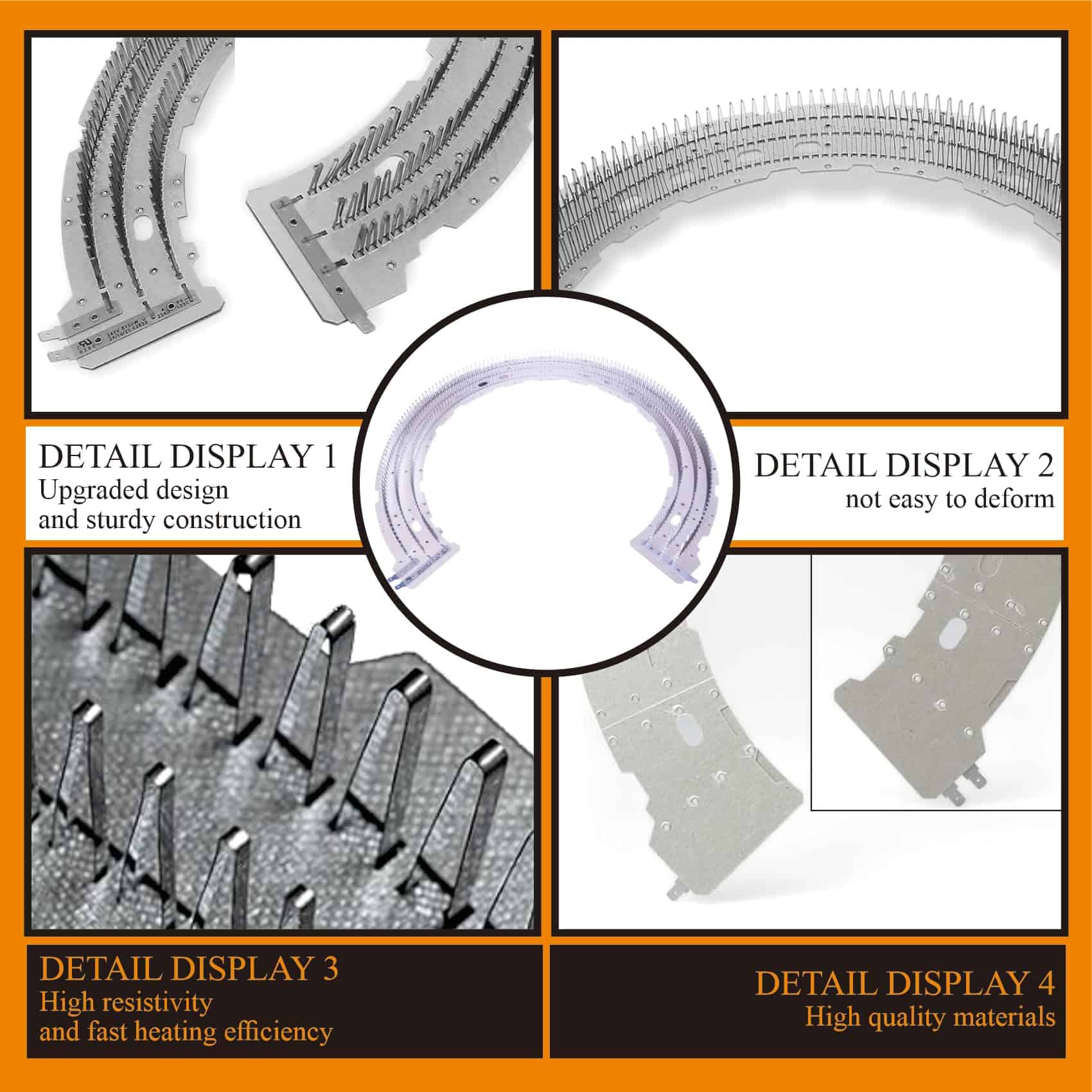 Elemento Calefactor para Secadora WE11M10001 Actualizado - Imagen 4