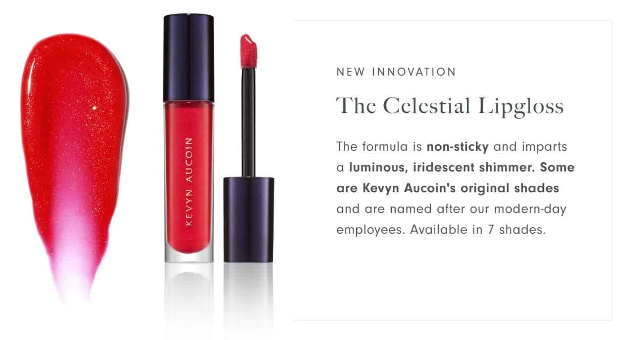 Brillo Labial Celestial Kevyn Aucoin, Cary (rojo traslúcido - Imagen 3