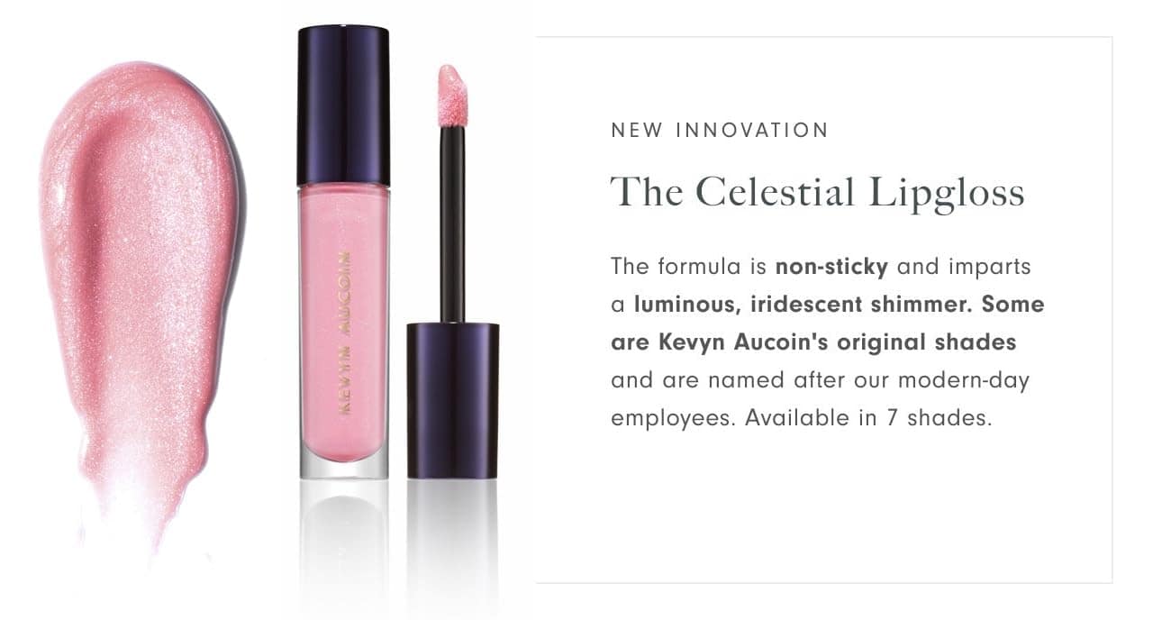 Kevyn Aucoin Celestial Lip Gloss, Yuwen (rosa suave - Imagen 3
