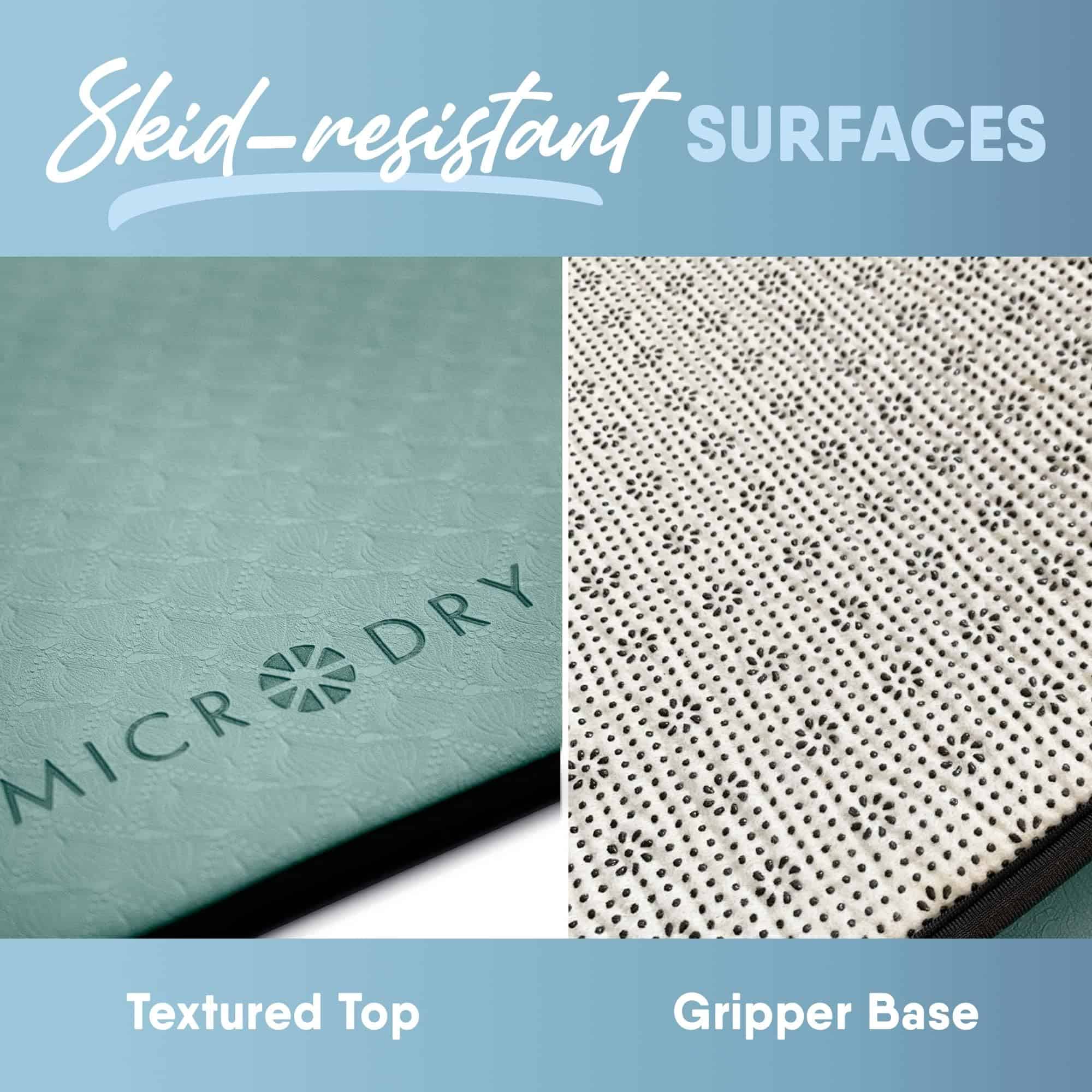 Tapete de Yoga para Fitness MICRODRY Deluxe, Extra Grueso y - Imagen 4